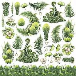 Бумага "Эра динозавров. Флора" (ScrapMania)