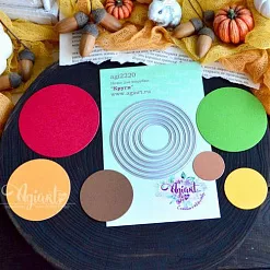 Нож "Круги", 7,2х7,2 см (AgiArt)