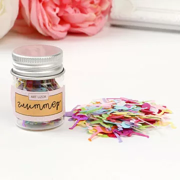 Наполнитель для шейкера "Пайетки. Фламинго микс" (АртУзор)