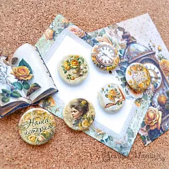 Набор фишек "Затерянная среди роз" (ScrapMania)
