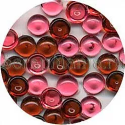 Половинки бусин "Вишня в шоколаде" (Dew Drops, Cherry choc)