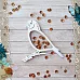Чипборд "Девичья тайна. Шейкер. Птица на ветке большая" (ScrapMania)