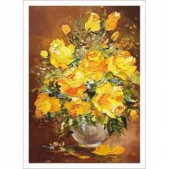 Тканевая карточка "Букеты маслом. Букет воспоминаний" (ScrapMania)