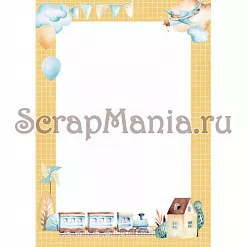 Электронные страницы для блокнотов "Веселый паровозик" (ScrapMania)
