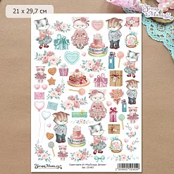 Скрап-карта А4 "МурТильда. Детали" (ScrapMania)