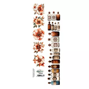 Бумага 6х30 см "Behind Closed Doors. Для вырезания 05" (Alchemy of Art)