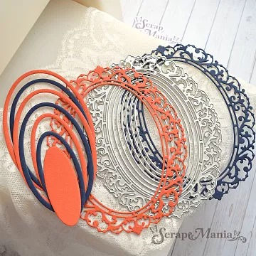 Нож "Рамка. Королевская", 10,5х13,3 см (ScrapMania)