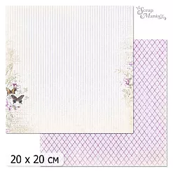 20х20 Бумага "Цветочная вуаль. Дизайн 5" (ScrapMania) 20х20 Бумага "Цветочная вуаль. Дизайн 5" (ScrapMania)