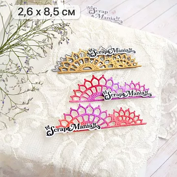 Нож "Кружевной узор. Бордюр 2", 2,6х8,5 см (ScrapMania)