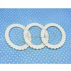 Украшение из чипборда "Шейкер. Овал с фестонами" (Рукоделушка) Украшение из чипборда "Шейкер. Овал с фестонами" (Рукоделушка)