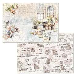 Набор бумаги А4 "Любимые пушистики", 12 листов (ScrapMania)