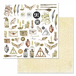 Бумага "Волшебник. Элементы колдовства" (ScrapMania)