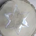Пластиковая заготовка с глиттером "Звёздочка с серебром", 10 см (ScrapBerry's)