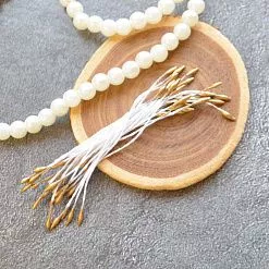 Набор тычинок "Жемчужные мини. Золотые", 25 шт (Китай) Набор тычинок "Жемчужные мини. Золотые", 25 шт (Китай)