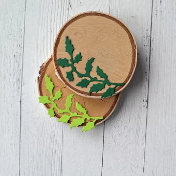 Набор вырубок "Веточки остролиста", 2 шт (ScrapMania)