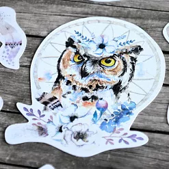 Набор высечек из бумаги "Этника. Лиловое сияние", 25 шт (ScrapMania)