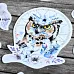 Набор высечек из бумаги "Этника. Лиловое сияние", 25 шт (ScrapMania)