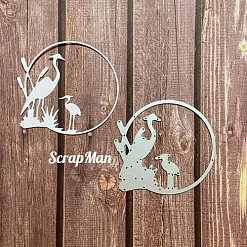 Нож "Цапли", 7,3х8 см (Scrapman)