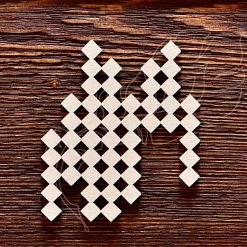 Украшение из чипборда "Фон. Квадраты 2" (AL)