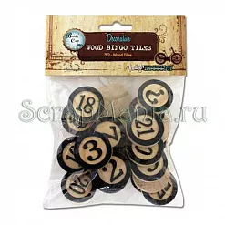 Набор деревянных украшений "Бинго" Набор деревянных украшений "Бинго"