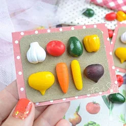 Набор миниатюр "Овощи", см, 8 шт (Югарт)