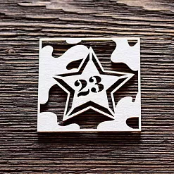 Украшение из чипборда "23 февраля 2" (ArtLines) Украшение из чипборда "23 февраля 2" (ArtLines)