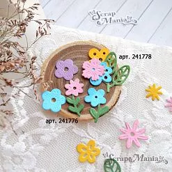 Нож "Полянка. Летние цветочки", 3,3х3,4 см (ScrapMania) Нож "Полянка. Летние цветочки", 3,3х3,4 см (ScrapMania)