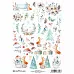 Скрап-карта А4 "Этника новогодняя. Картинки 2" (ScrapMania)