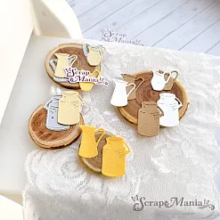 Нож "Русские сказки. Бидон и кувшины", 3,5х2,4 см (ScrapMania)