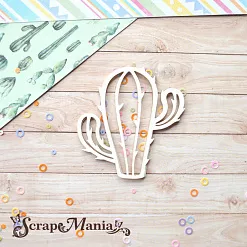 Чипборд "Ламы. Шейкер. Кактус маленький" (ScrapMania) Чипборд "Ламы. Шейкер. Кактус маленький" (ScrapMania)