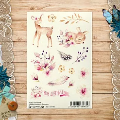 Набор наклеек А6 "Мамина нежность. Доченька" (ScrapMania) Набор наклеек А6 "Мамина нежность. Доченька" (ScrapMania)