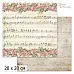 20х20 Бумага "Фономикс. Ноты. Дизайн 2" (ScrapMania)