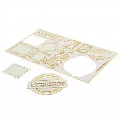 Набор украшений из чипборда "Почта"