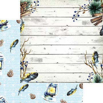 Бумага "Winter birds - 1" (SunnyCraft)