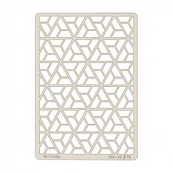 Украшение из чипборда "Треугольники" (Mr.Painter)