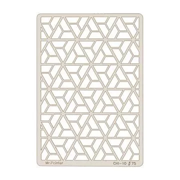 Украшение из чипборда "Треугольники" (Mr.Painter)