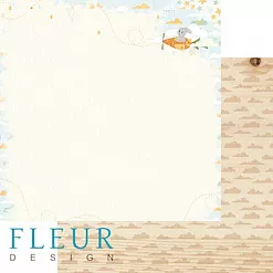 Бумага "В облаках. Полёт" (Fleur-design)