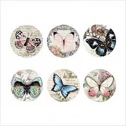 Набор фишек "Бабочки. Нежность" (ScrapMania) Набор фишек "Бабочки. Нежность" (ScrapMania)