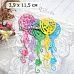 Нож "Воздушные шары. С цветами", 3,9х11,5 см (ScrapMania) Нож "Воздушные шары. С цветами", 3,9х11,5 см (ScrapMania)