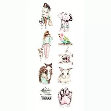 Бумага 6х30 см "In The Morning 01. Для вырезания" (Alchemy of Art)