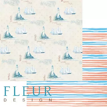 Бумага "Морская прогулка. Круиз" (Fleur-design)