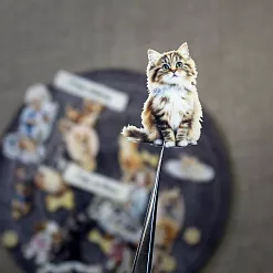 Набор тканевых высечек "Любимые пушистики", 31 шт (ScrapMania)