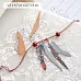 Нож "Танцы ветра. Перья узкие", 1,5х4,7 см (ScrapMania)