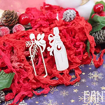 Набор украшений из чипборда "Шампанское" (Fantasy)