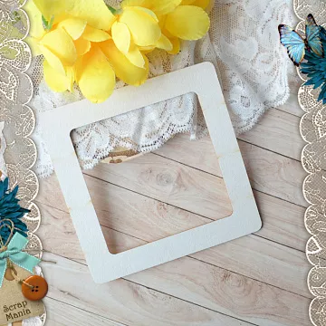 Чипборд-рамка "Квадрат 1" (ScrapMania)