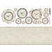 Лист с картинками 10х30 см "МурТильда. Часы" (ScrapMania)