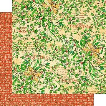 Бумага "Christmas magic. Happy holly days" (Graphic 45)