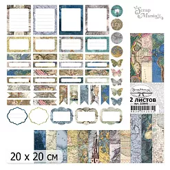 20х20 Бумага "Фономикс. Карты. Том 2. Дизайн-Обложка" (ScrapMania)