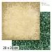 20х20 Бумага "Малахитовый цветок. Дизайн 2" (ScrapMania) 20х20 Бумага "Малахитовый цветок. Дизайн 2" (ScrapMania)