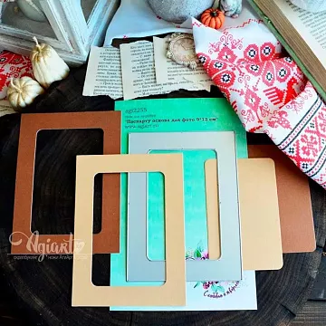Нож "Паспарту основа для фото 9*13 см", 11х15 см (Agiart)
